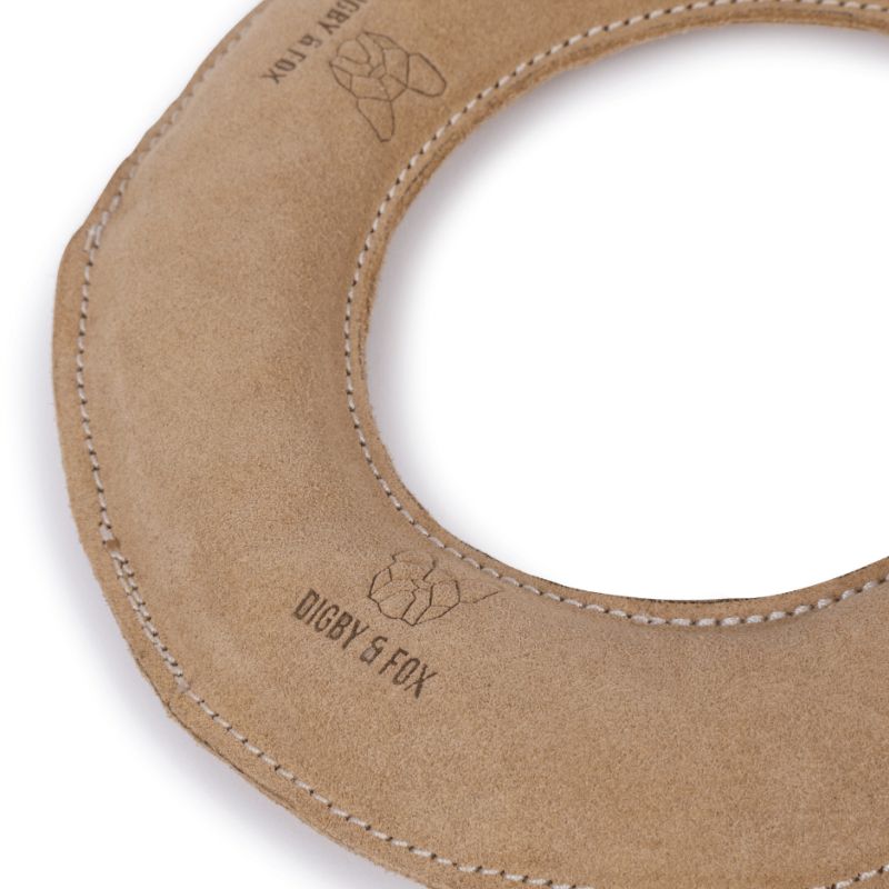 Frisbee en Cuir Suède