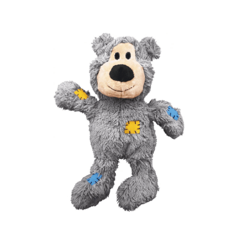Grey bear dog toy  – KONG | Waf & Co