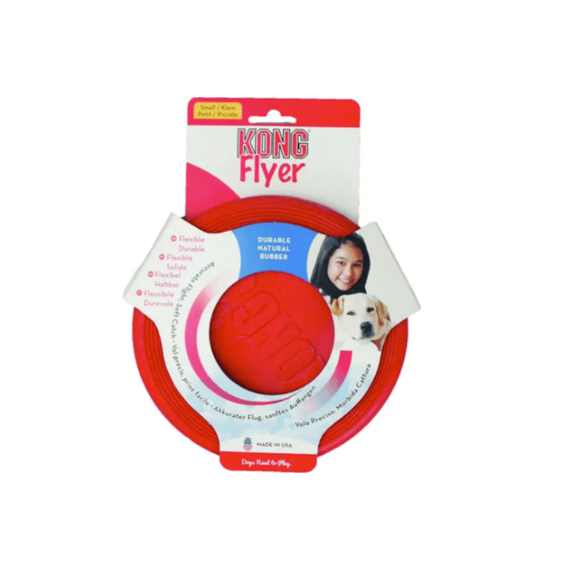 Red frisbee toy – KONG | Waf & Co