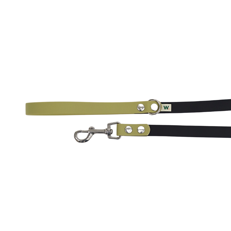 Black and Khaki Dog Lead - Waf & Co | Waf & Co