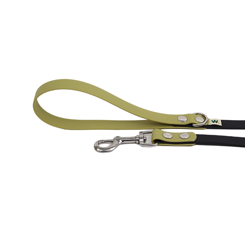 Black and Khaki Dog Lead - Waf & Co | Waf & Co
