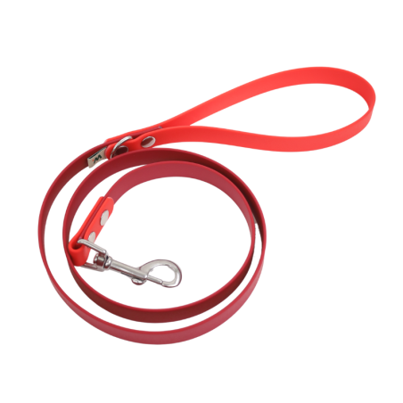Laisse bordeaux et rouge - Waf & Co | Waf & Co